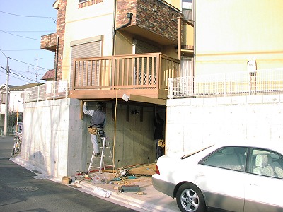 戸建て用ウッドデッキ 目隠しフェンス こだわりウッドデッキ 株式会社テクノグリーン